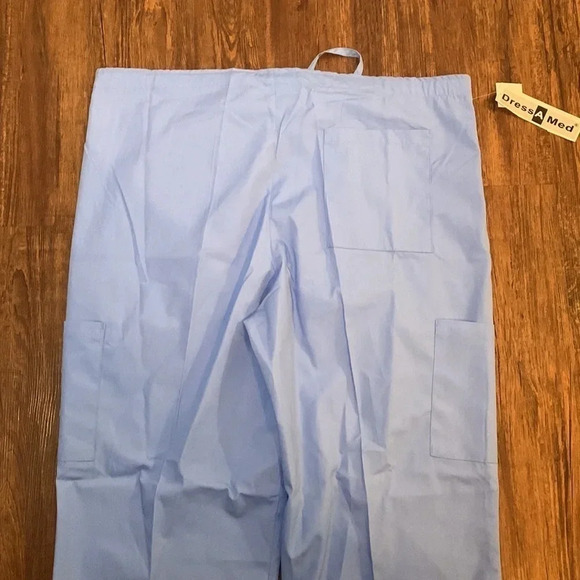 Medical Scrubs Cargo Pants Blue Size XL 5-Pocket NWT - Picture 7 of 7